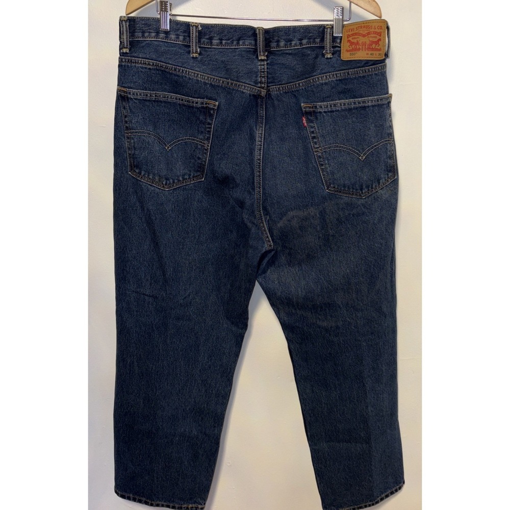 LEVI'S 550 Relaxed Fit Jeans Men's 40x30 Blue Medium Wash 100% Cotton Denim